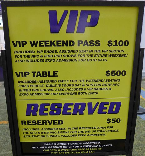 VIP ticket prices for the europa games