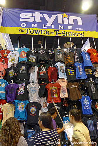 Tower of T-shirts
