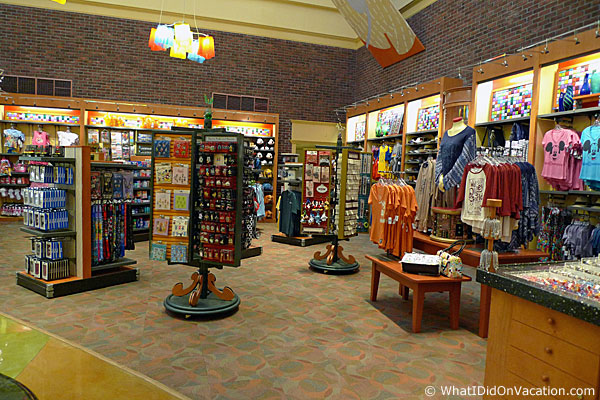 retail area of the resort