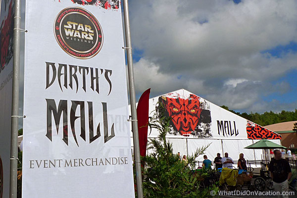 star wars merchandise as darths mall