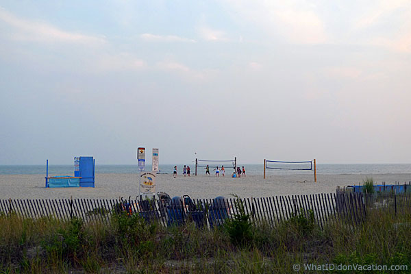 the Cape May beach