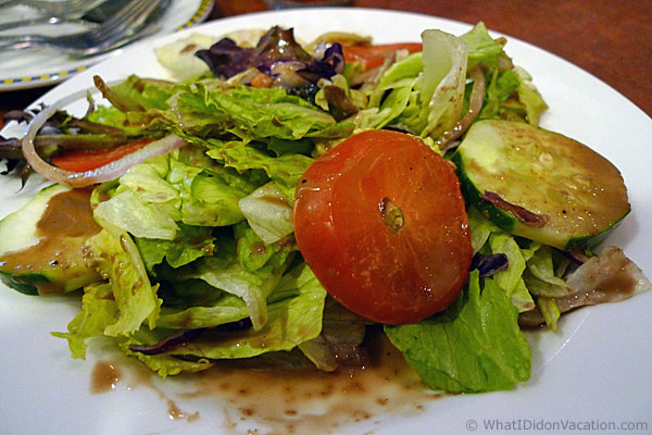 Wildwood Crest Little Italy Restaurant family style salad