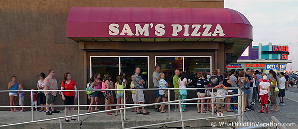 Sam's Pizza on the Wildwood Boardwalk